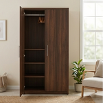 Zeno W1200 Wooden Almirah/ Wardrobe
