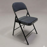 Premium Black Padded Folding Chair – Heavy Duty Comfort & Compact Design