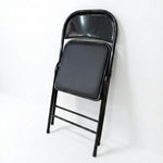 Premium Black Padded Folding Chair – Heavy Duty Comfort & Compact Design