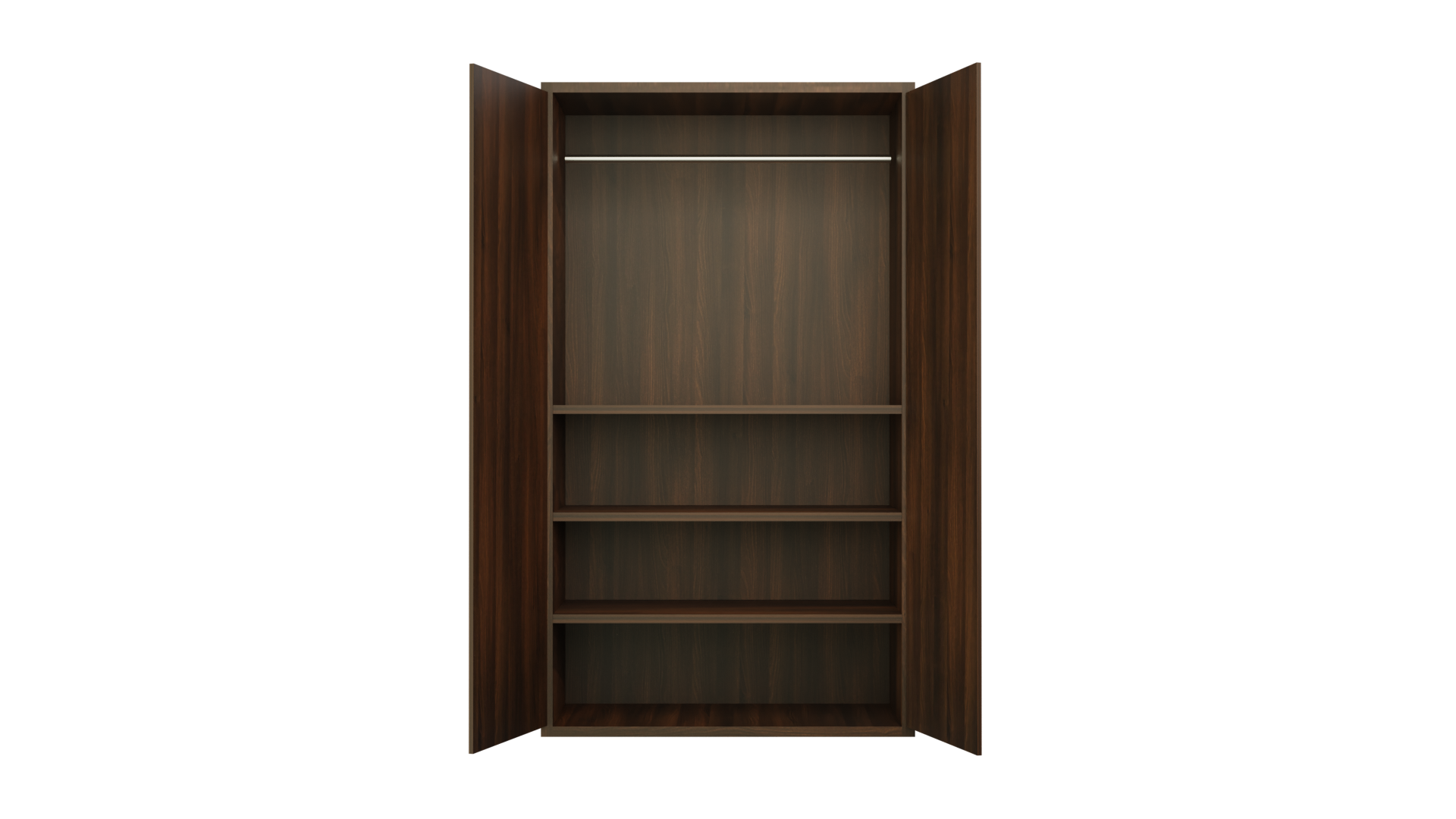 Zeno W1200 Wooden Almirah/ Wardrobe