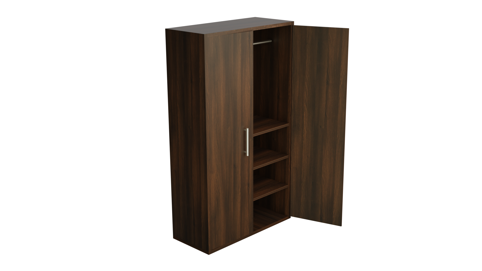 Zeno W1200 Wooden Almirah/ Wardrobe